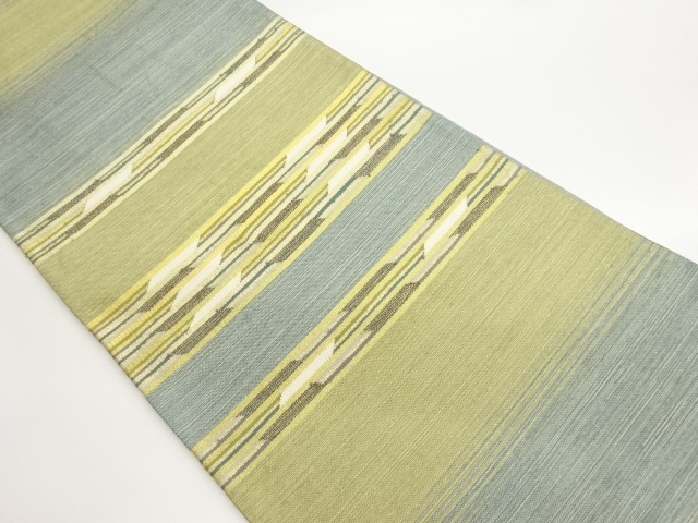 JAPANESE FUKURO OBI / WOVEN ABSTRACT STRIPE